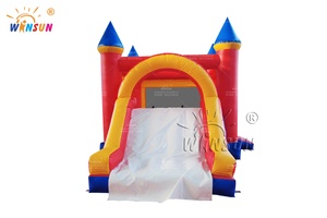 WINSUN Trampolín y Tobogán Rojo para Niños con Almohadilla <span class=keywords><strong>de</strong></span> Seguridad para Uso Interior y Exterior OEM/ODM Venta al por Mayor <span class=keywords><strong>Alquiler</strong></span> EE. UU. - Product Image 2