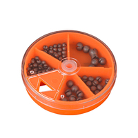 Palmer split shot morsure plomb de pêche plomb toboggan accessoires de pêche plombs poids pêche ensemble boîte en stock poids en gros