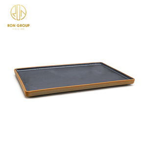<span class=keywords><strong>Plat</strong></span> <span class=keywords><strong>rectangulaire</strong></span> <span class=keywords><strong>en</strong></span> céramique de Style japonais, assiette <span class=keywords><strong>en</strong></span> céramique pour le petit déjeuner <span class=keywords><strong>plat</strong></span> <span class=keywords><strong>en</strong></span> porcelaine Simple Sushi Restaurant 1 pièce - Product Image 6