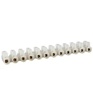 X3 Seri PE atau Nilon Bahan 10 Pcs/pack 3A 5A 6A 10A 15A 20A 30A 60A... Putih atau Hitam Screw Barrier Terminal Strip Baris Blok