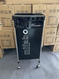 BLISSLIFE alat penata rambut, troli emas asisten penata rambut <span class=keywords><strong>Salon</strong></span> tata rambut dengan roda Universal bebas kusut - Product Image 5