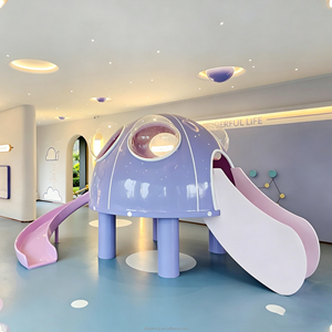 Tobogán Infantil con Forma de Panda de FRP CA005, Equipo de Juego sin Motor para Exteriores, Tobogán para Jardín de Niños, Comunidad y Residencias - Product Image 3