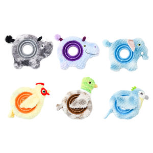 Fabricante Pet Products Nova Loja Interativa Durável Comida Vazamento Round Ball Dog Plush Chew Brinquedos - Product Image 4