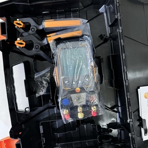 Manomètre numérique pour réfrigérant Testo 550s, outil de service pour pompe à chaleur avec sondes de température sans fil - Product Image 6