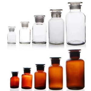 DAILY 30/60/125/250/500/1000ML amber wholesale glass apothecary jars candle