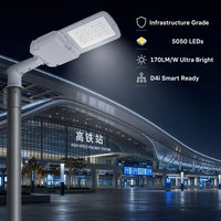 Ledmic - Farola LED de Grado de Infraestructura de 100W, 150W, 200W, D4i Inteligente, Proveedor de Proyectos EPC para Estaciones de Tren y Centros Ferroviarios