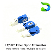 Atténuateur à fibre optique LC mâle-femelle UPC APC 5dB 10dB monomode SFP pour centre de données Datacom, atténuateur enfichable