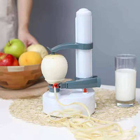 Éplucheur Automatique Multifonctionnel KZR pour Fruits et Légumes avec Lames Rotatives - Outils pour Pommes de Terre, Pommes et Légumes