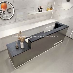 Mesa Redonda de Acero Inoxidable de Lujo Moderno EX282, Barra de Bar para Alquiler en Bodas y Eventos - Product Image 3