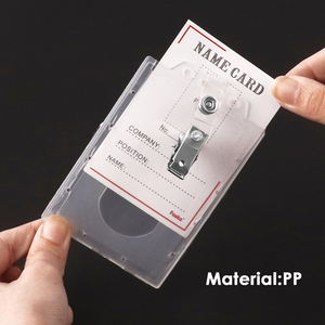 Foska Popular Hard Plastic ID Card <strong>Name</strong> <strong>Badge</strong> Holder <strong>Work</strong> <strong>Badge</strong> Employee <strong>Badge</strong> <strong>for</strong> Office - Product Image 3