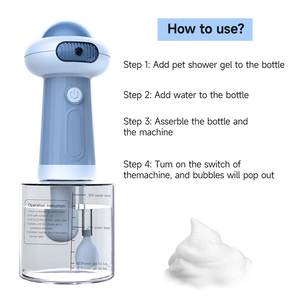 Wholesale Pet SPA <b>Bath</b> Automatic Cat <b>Dog</b> Soap Dispenser Shampoo Foam Maker Containment Guide for <b>Dog</b> <b>Bath</b> - Product Image 3