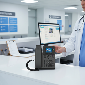 Téléphone VoIP professionnel KS31, double compte SIP, voix HD, écran couleur 2,4 pouces, téléphone de bureau IP, 4G WiFi, pour les administrations, les bureaux et les usines - Product Image 1