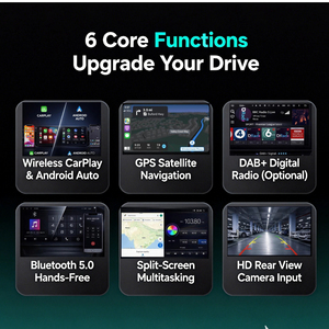 <span class=keywords><strong>Peugeot</strong></span> 4007 Citroën C-Crosser 2007-2012 Mitsubishi Outlander 2006-2015 Écran tactile IPS 10 pouces Android CarPlay Écran partagé Stéréo - Product Image 6