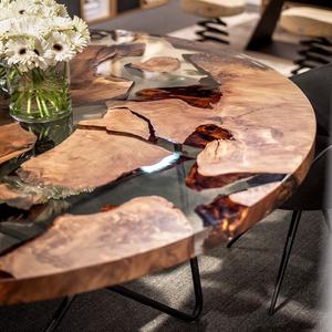 Résine à durcissement rapide Épaisseurs élevées de résine époxy Table basse de rivière époxy - Product Image 1