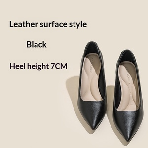 <span class=keywords><strong>Scarpe</strong></span> con Tacco Alto a Punta in Stile Francese, Suola Morbida, Colore Nude, Eleganti e Confortevoli per Donna, Nuova Collezione Autunno Inverno - Product Image 6