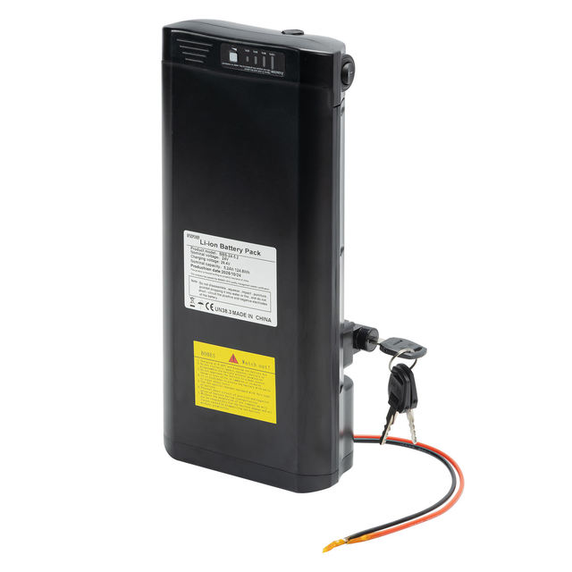 Wholesale Rear Rack Sea Wind Short Version Battery Electric Bicycle Part 36V 8.7Ah 10.5Ah  Mount Lithium Pack for Electric Bike