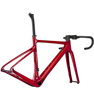 Cadre de vélo de route en fibre de carbone Airwolf T1100, ensemble de cadre de vélo de route 700*40c, cadres de cyclocross, ensemble de cadre de vélo de route, cadre de vélo de route à frein à disque de course - Product Image 4