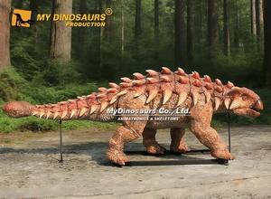 Sculpture de dinosaure grandeur nature en fibre de verre Ankylosaurus pour parc d'attractions My Dino - Product Image 2