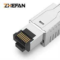 Zefan steker Modular konektor Rj45 Cat8 tanpa sikat