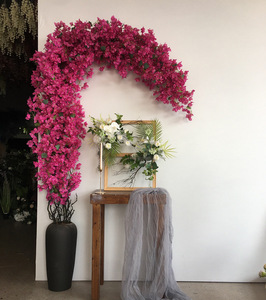 Fleurs artificielles en soie blanches Bougainvillea, directement de l'usine, pour la décoration de mariage, décoration florale artificielle pour cérémonie - Product Image 1