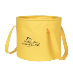Seau de pêche pliable portable avec logo personnalisé, grande capacité 10L 20L, rangement télescopique pour véhicule, seau à eau de camping - Product Image 2