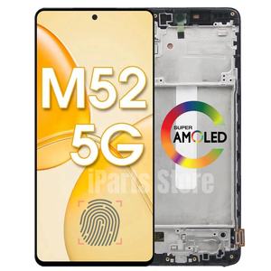 อะไหล่<span class=keywords><strong>หน้า</strong></span><span class=keywords><strong>จอ</strong></span> AMOLED สำหรับ <span class=keywords><strong>Samsung</strong></span> Galaxy M52 5G SM-M526B SM-M526B /ds <span class=keywords><strong>หน้า</strong></span><span class=keywords><strong>จอ</strong></span>สัมผัส SM-M526BR ประกอบกรอบ OEM - Product Image 1