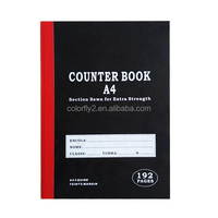 Bon marché reliure à coudre A4 livre de comptoir 2 3 4 Quire 192 288 pages livres de comptoir