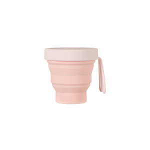 Socan Silicone Folding Water Bottles Mini Retractable <strong>Cup</strong> Silicone <strong>Collapsible</strong> <strong>Cup</strong> with Lid Travel Camping Outdoor Activity - Product Image 3