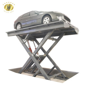 Tijera hidráulica giratoria para estacionamiento de coches, <span class=keywords><strong>elevador</strong></span> de coche usado para Taller de camiones, 3000kg, 2m - Product Image 4