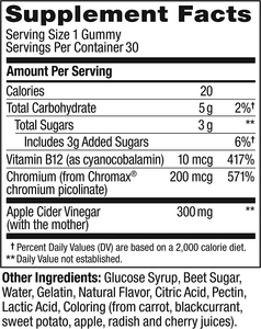Gummies au vinaigre de cidre de pomme OEM, mélange ACV avec vitamine D3 et zinc, favorisent le bien-être quotidien et les objectifs de remise en forme - Product Image 3