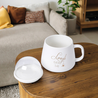 Mug LED fait main pour le Nouvel An, fleurs préservées, cadeau durable pour Thanksgiving, fête des mères, Saint-Valentin, remise de diplôme