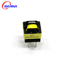 Transformateur à impulsions vertical miniature BEIRUI BR8.3EE-5101A EE8.3, rapport 80:1, isolation en ruban jaune intégral, pour soudeuse, en cuivre