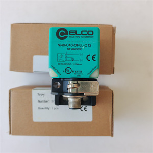 Interruptor de Proximidad Elco Ni40-C40-Op6l-Q12 DC10-30V 200mA, Sensor Inductivo, Resistente al Agua y al Polvo - Product Image 1