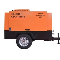 Compresseur d'air à vis portable diesel Kaishan KSCY 220/8 330/8 400/14.5 580/17 560/18 Cfm/bar pour l'exploitation minière - Prix