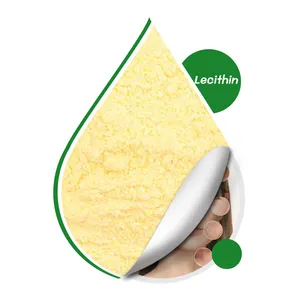 Usine approvisionnement direct des prix bas non ogm lécithine de soja alimentaire grade cas 8002-43-5 lécithine de soja poudre en stock