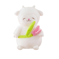 En gros, Adorable Peluche Mouton Tulipe, Poupée Agneau Fleur à Câliner, Jouet en Peluche Animal en Peluche pour Dormir, Compagnon pour Enfants, Cadeau d'Anniversaire