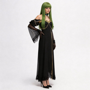 Code Geass C. Robe noire ensemble complet Cosplay Costume Anime personnage tenue printemps 2026 jeu jeu de rôle - Product Image 2
