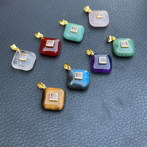 Altın Kaplama Alaşımlı Punk Tarzı Takı Seti, Madeni Para Kolye, Bileklik, Çerçeveli Taş İşlemeli, Yıldönümü/Nişan İçin - Product Image 3