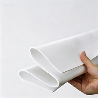 Feuille de PTFE expansé vierge EPTFE, plaque d'étanchéité industrielle flexible, taille personnalisée