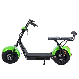 Vente en gros de scooter électrique Citycoco à pneus larges, avec absorption des chocs, <span class=keywords><strong>2</strong></span> batteries amovibles, 2000w 1500w 60v 12ah /20ah - Product Image 1