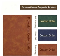 Coffret cadeau carnet vert et stylo avec emballage personnalisé pour cadeaux d'entreprise et commandes en gros