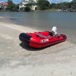 300cm Lichtgewicht Duurzame PVC <span class=keywords><strong>Aluminium</strong></span> Buis 3-Persoons Opblaasbare Visboot voor Driften, Offshore Cruisen & Meren Verkennen - Product Image 6