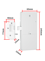 Serrure de porte d'armoire intelligente à empreinte digitale, biométrique, RFID, numérique, avec clavier à code, pour meuble et tiroir