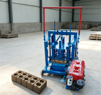 Machine à fabriquer des blocs, équipement de moulage automatique de blocs de ciment hydrauliques pour projets de construction, haute capacité