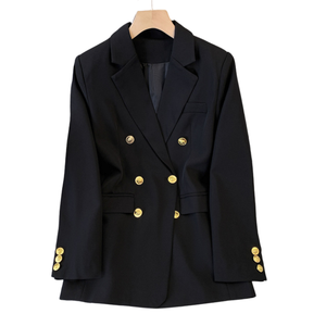 Giacca <span class=keywords><strong>da</strong></span> <span class=keywords><strong>donna</strong></span> alla moda Casual Slim Fit a manica lunga con colletto dentato giacca classica <span class=keywords><strong>da</strong></span> <span class=keywords><strong>lavoro</strong></span> <span class=keywords><strong>da</strong></span> <span class=keywords><strong>donna</strong></span> - Product Image 2