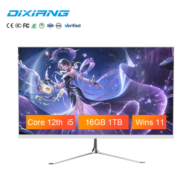 Brand New Product 23.8" 12th 12450H Laptop AIO Business Gaming Barebone Laptop and Desktop All-in-One Computer
