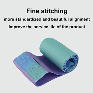 Bandes de résistance pour les fesses en tissu, boucle de résistance pour les hanches, <span class=keywords><strong>bande</strong></span> élastique de <span class=keywords><strong>fitness</strong></span> personnalisée <span class=keywords><strong>avec</strong></span> guide d'exercices - Product Image 4