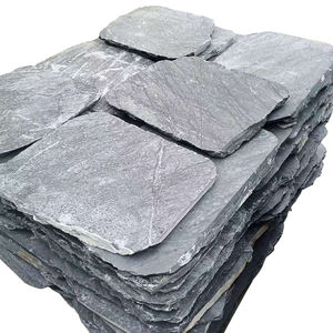 Dalles de <span class=keywords><strong>pierre</strong></span> écologiques et durables, finition polie, couleur gris sauge, grandes dalles modernes pour villas, allées extérieures, patios, passerelles, terrasses et zones piscine. - Product Image 1