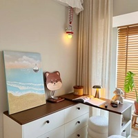 Commode et coiffeuse bicolores de style moderne avec pieds en bois massif pour appartement, villa, salon - Vente en gros