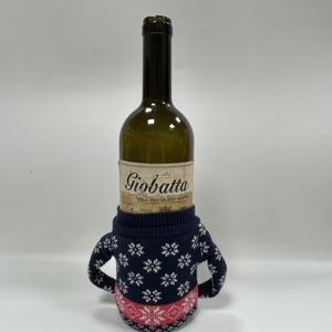 定制可爱100% 亚克力促销提花刺绣酒瓶毛衣 - Product Image 5